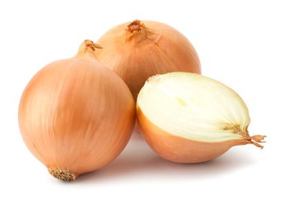 Fresh bulbs of onion 