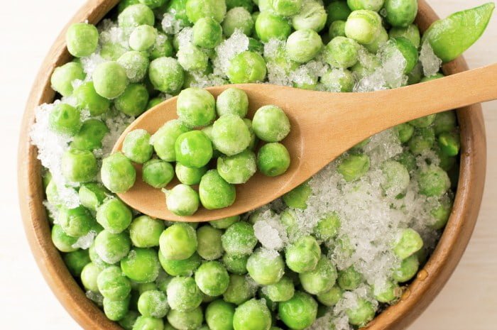 Frozen green peas