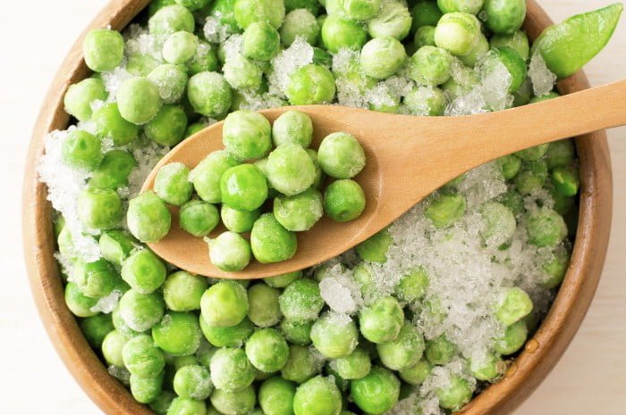 Frozen green peas