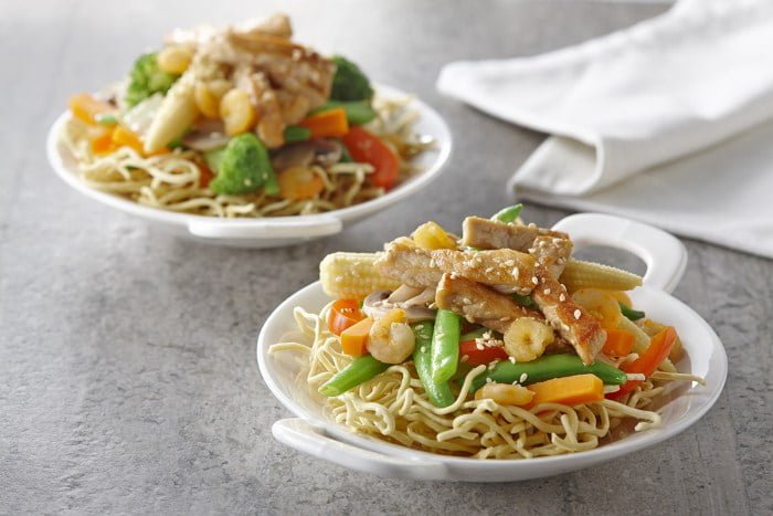 Pork and shrimp stir-fry