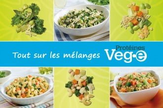 Tout sur les mélanges Protéines Veg•e