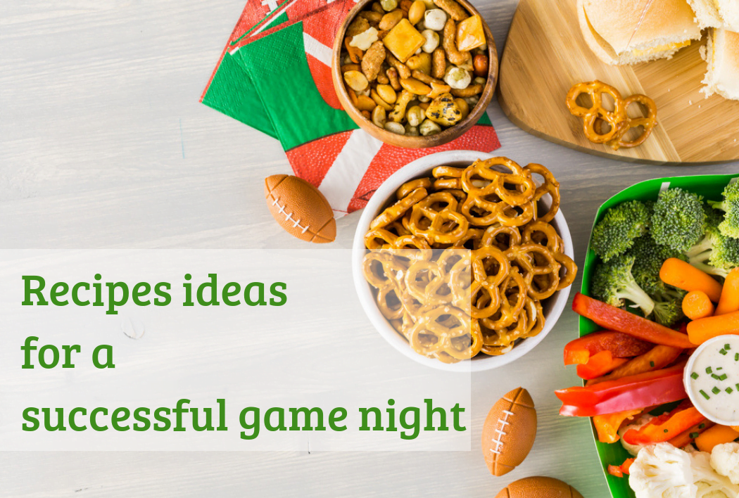 Recipes ideas for a successful game night