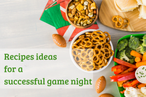 Recipes ideas for a successful game night
