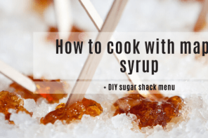 How to cook with maple syrup