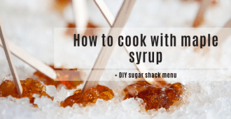 How to cook with maple syrup