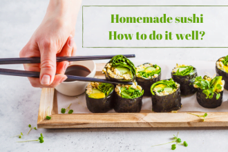 Homemade sushi