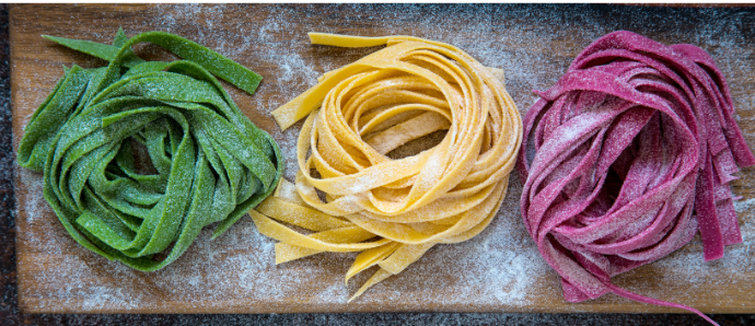 How to color pasta naturally with veggies?