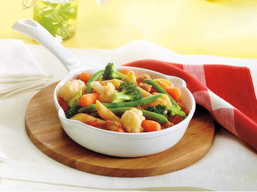 Casserole de pâte et de saucisses aux légumes Arctic Gardens