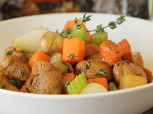 Slow Cooker Pork and vegetables