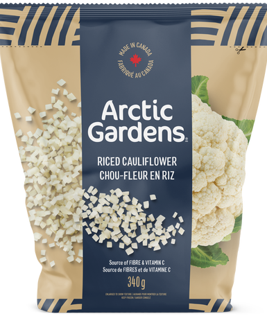 Riced cauliflower