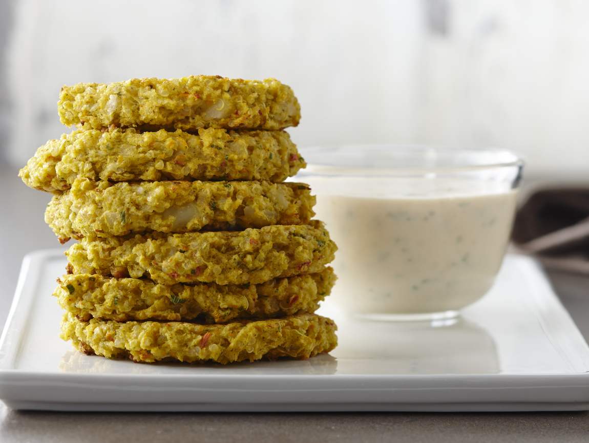 Quinoa vegetable croquettes 