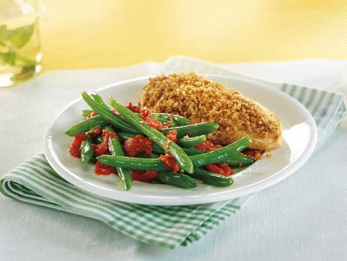 Sautéed green beans à la provençale