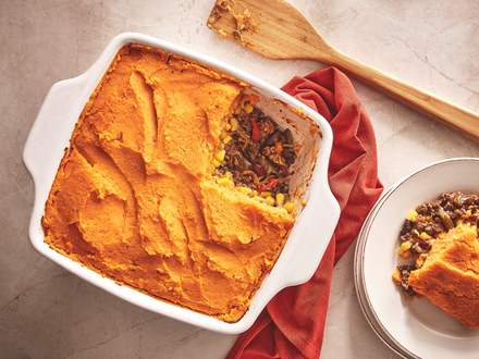 Sweet potato shepherd's pie