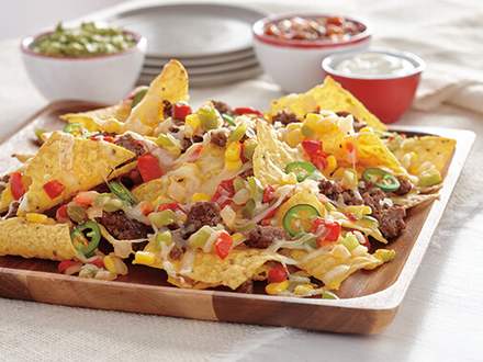 Nachos garnis