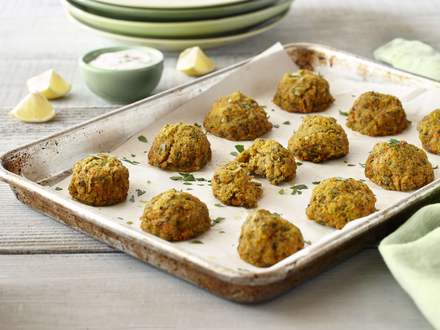 Veggie falafels