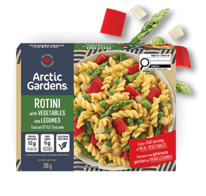 Rotini with vegetables Tuscan style