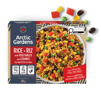 Rice with vegetables Tex-Mex style