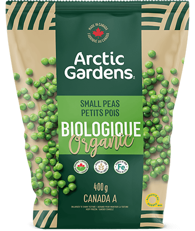 Petits pois biologiques