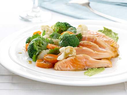 California Style Salmon Stir Fry