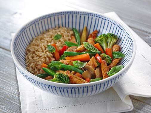 Basil Chicken Stir Fry