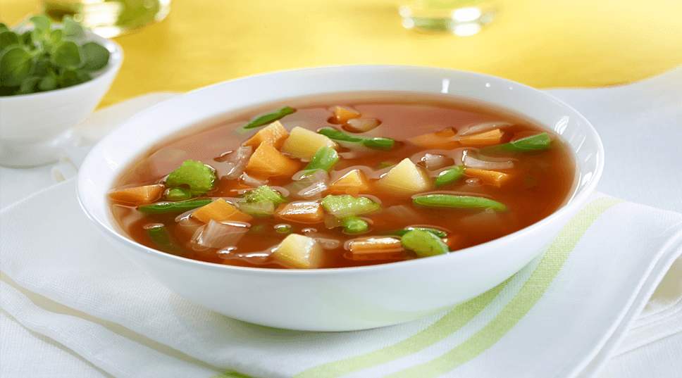 Soupe jardinière aux légumes