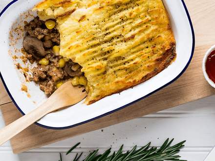 Pâté chinois présenté dans Arrive en campagne