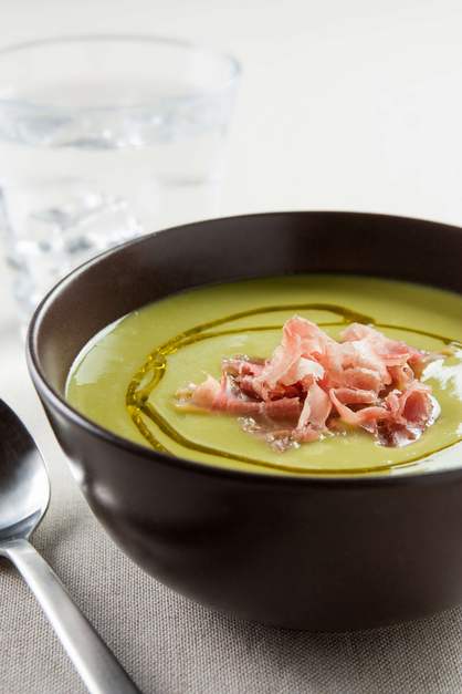 Parmesan & pancetta pea soup | Arctic Gardens