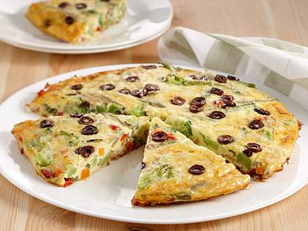 Vegetable & Prosciutto Frittata