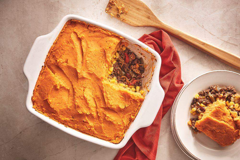 Sweet potato shepherd's pie