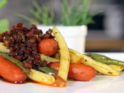 Bean and Carrot Chorizo Skillet