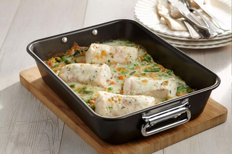 Fish and vegetables au gratin | Arctic Gardens