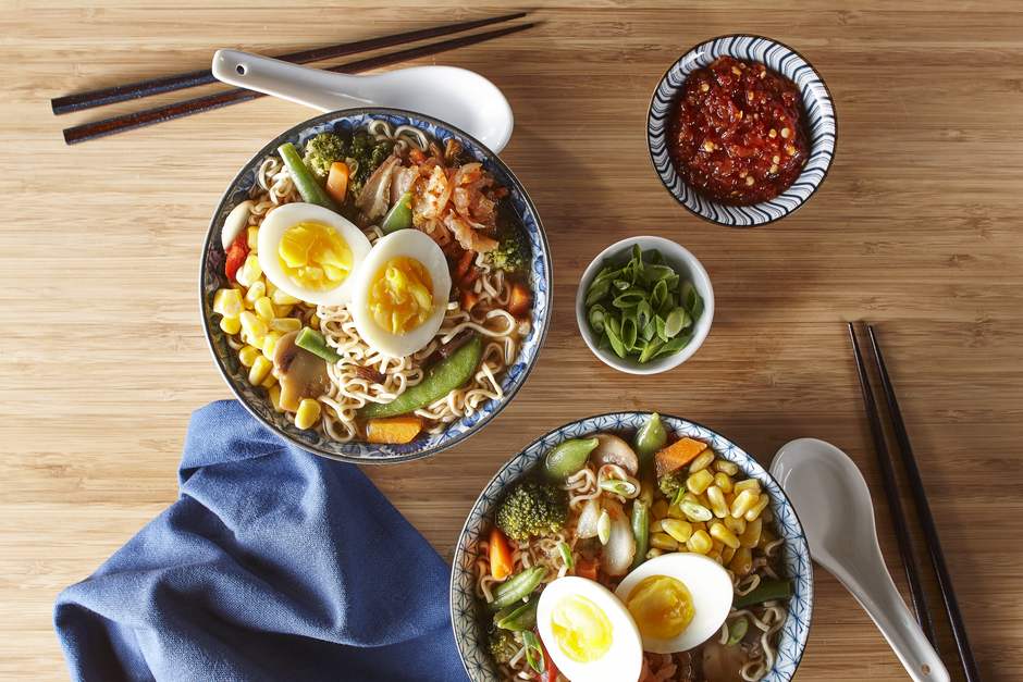 Vegetable ramen with spicy miso and lime broth | Arctic Gardens