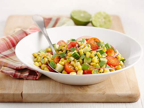 Corn and Cherry Tomato Salad 