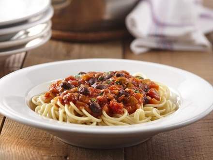 Black bean spaghetti sauce