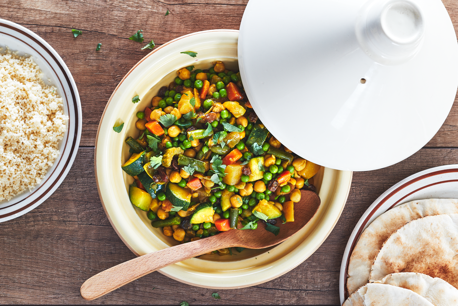 Vegetarian tajine with green peas | Arctic Gardens
